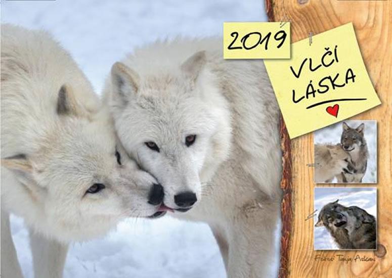 Kniha: Kalendář 2019 - Vlčí láska - Askani Tanja