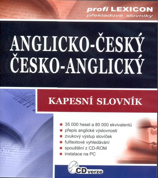 Kniha: CD ROM angl.-čes., čes.-angl.kapesní slovníkautor neuvedený