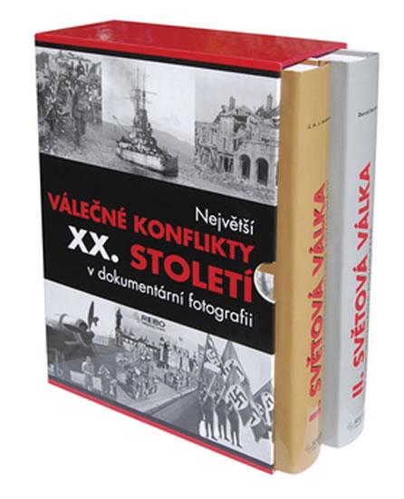 Kniha: Největší válečné konflikty XX. století v dokumentární fotografii, I. a II. světová válka (2 knihy) - Andriessen J. H. J.
