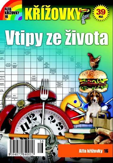 Kniha: Křížovky 16 - Vtipy ze životaautor neuvedený