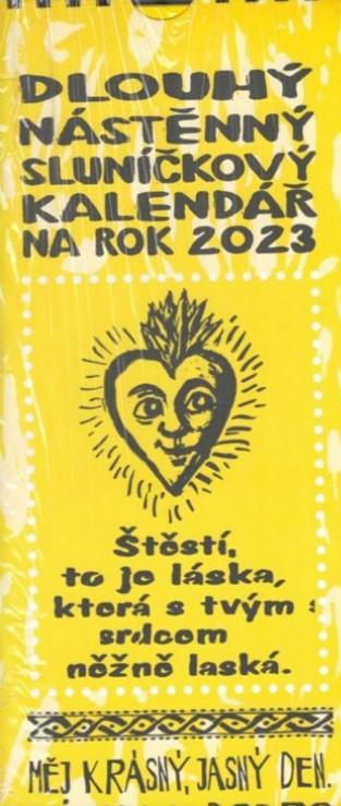 Kniha: Dlouhý nástěnný sluníčkový kalendář na rok 2023 - Honza Volf
