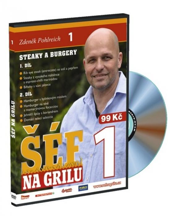 Kniha: Šéf na grilu 1 - DVD - Pohlreich Zdeněk