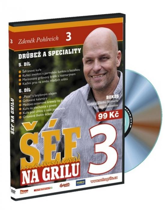 Kniha: Šéf na grilu 3 - DVD - Pohlreich Zdeněk