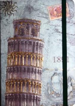 Kniha: Zápisník s gumičkou 178x126 mm  Pisa Fautor neuvedený