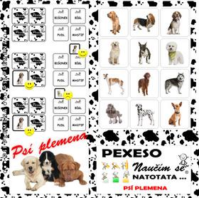 Kniha: Pexeso Natotata Psí plemena - Blanka Dittrichová