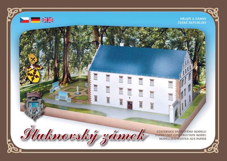 Kniha: Šluknovský zámek - Stavebnice papírového modeluautor neuvedený