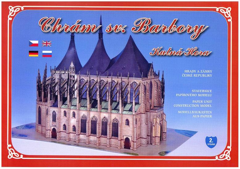 Kniha: Chrám Sv. Barbory - Stavebnice papírového modeluautor neuvedený