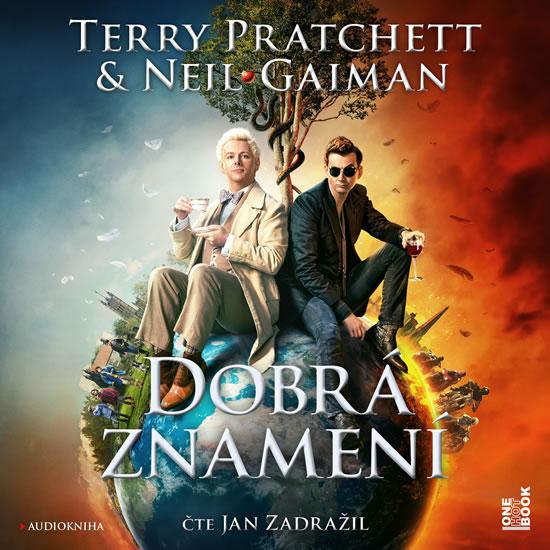 Kniha: Dobrá znamení - 2 CDmp3 (Čte Jan Zadraži - Pratchett Terry