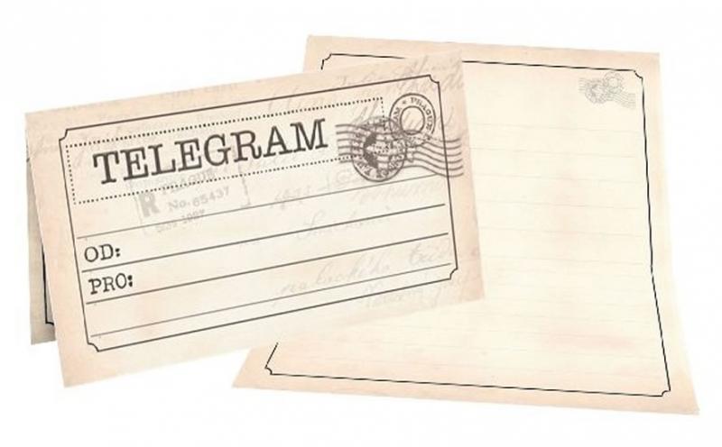 Kniha: Přání -A- - Telegram /8,5x15cmautor neuvedený