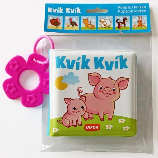 Kniha: Kúpacia knižka s hryzadlom - Kvík Kvíkautor neuvedený