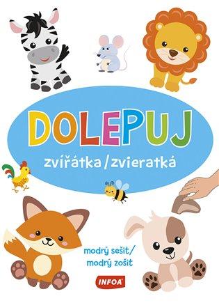 Kniha: Dolepuj zvířátka - modrý sešitautor neuvedený