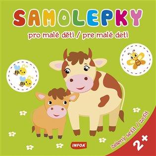 Kniha: Samolepky pro malé děti - zelený sešitautor neuvedený