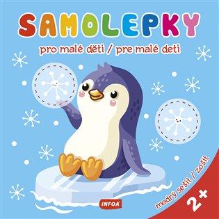 Kniha: Samolepky pro malé děti - modrý sešitautor neuvedený