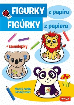 Kniha: Figurky z papíru - Modrý sešitautor neuvedený