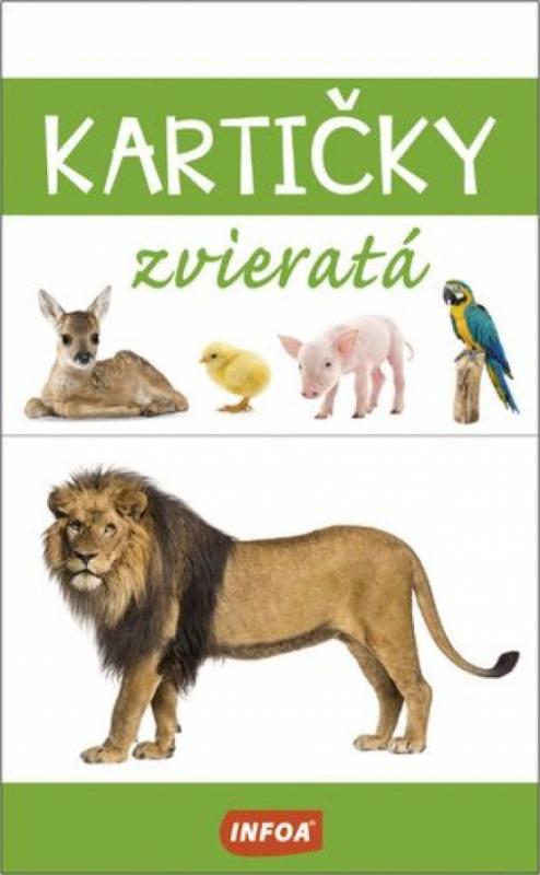 Kniha: Zvieratá - kartičkyautor neuvedený