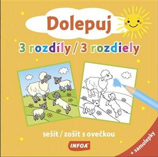 Kniha: Dolepuj 3 rozdíly - sešit s ovečkou + samolepkyautor neuvedený