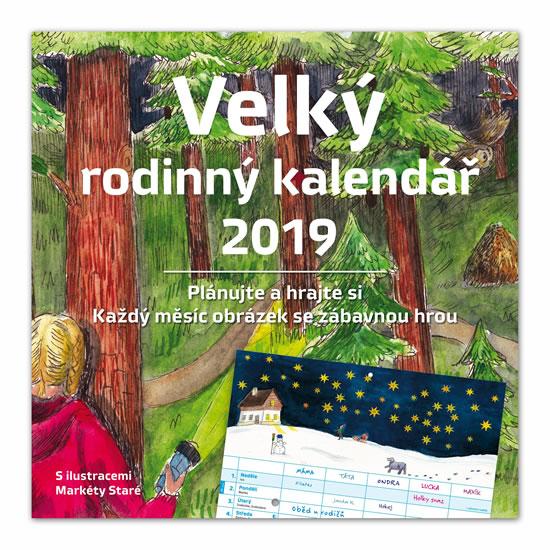 Kniha: Velký rodinný kalendář 2019 - Kopřivová Monika