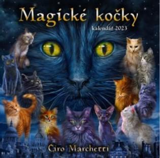 Kniha: Magické kočky 2023 (nástěnný  kalendář) - Ciro Marchetti