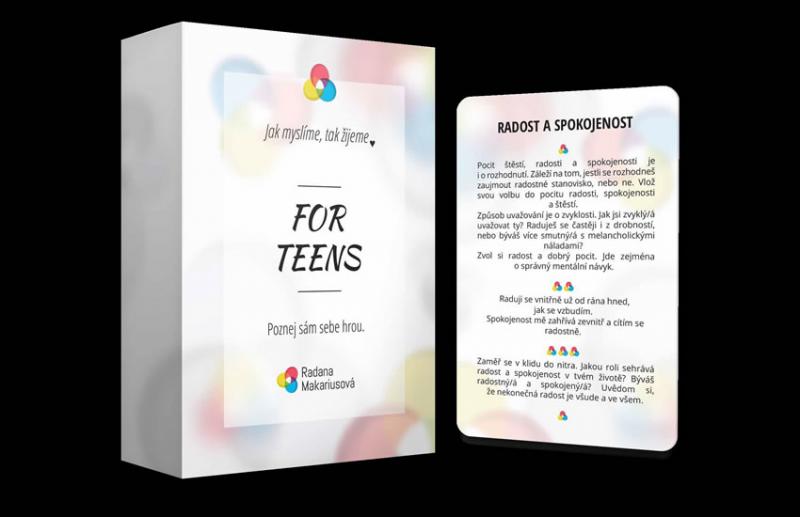 Kniha: Karty For TEENS - Jak myslíme, tak žijeme - Makariusová Radana