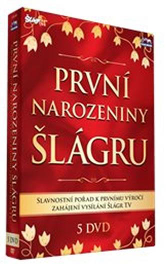 Kniha: 1. narozeniny Šlágr TV - 5 DVDautor neuvedený