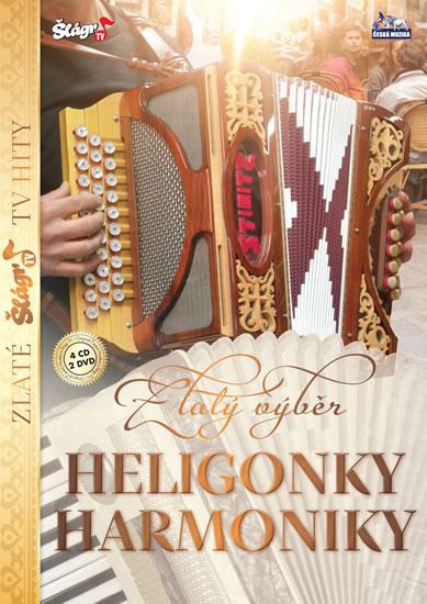 Kniha: Šlágr hit - Zlatý výběr -Heligonky, harmoniky - 4 CD + 2 DVDautor neuvedený