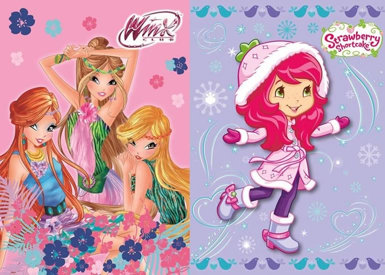 Kniha: Strawberry + Winx - Omalovánkový vánoční kompletautor neuvedený