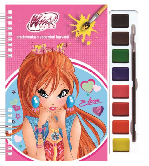 Kniha: Winx Club Bloom - Omalovánky s vodovými barvamiautor neuvedený