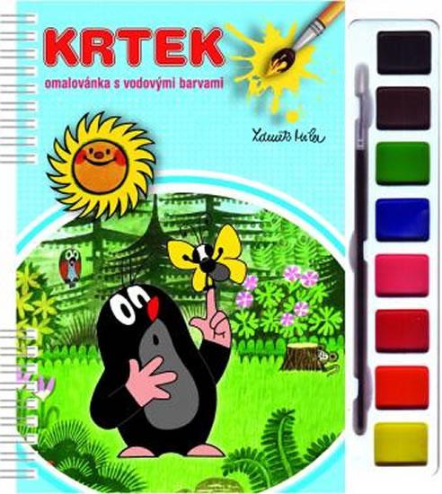 Kniha: Krtek 3 - Omalovánky s vodovými barvami - Miler Zdeněk