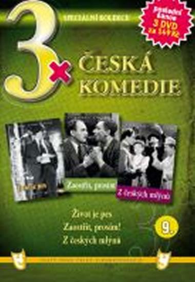 Kniha: 3x DVD - Česká komedie  9.autor neuvedený