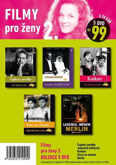 Kniha: Filmy pro ženy 2. - 5 DVD pošetkaautor neuvedený