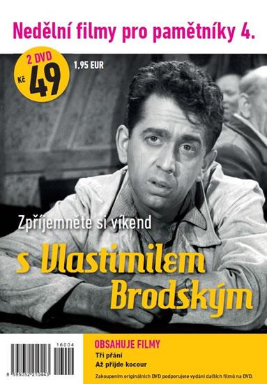 Kniha: Nedělní filmy pro pamětníky 4. - Vlastimil Brodský - 2 DVD pošetkaautor neuvedený