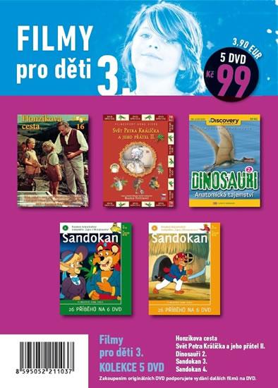 Kniha: Filmy pro děti 3. - 5 DVD pošetkaautor neuvedený