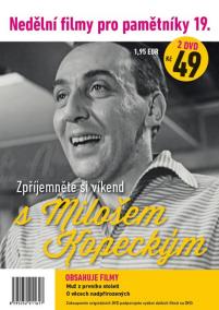 Nedělní filmy pro pamětníky 19. - Miloš Kopecký - 2 DVD pošetka