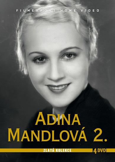Kniha: Adina Mandlová 2. - Zlatá kolekce - 4DVDautor neuvedený