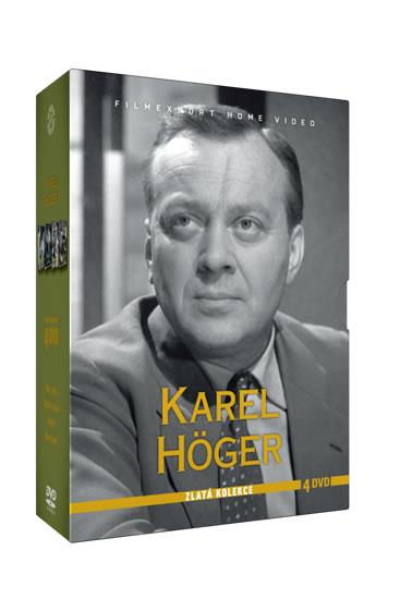Kniha: Karel Höger - Zlatá kolekce  - 4 DVDautor neuvedený