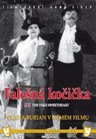 Kniha: Falešná kočička (1926) - DVD box, němý film s Vlastou Burianemautor neuvedený