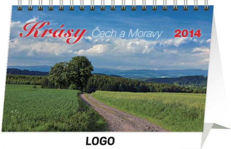 Kniha: Kalendář 2014 - Krásy Čech a Moravy - stolníautor neuvedený