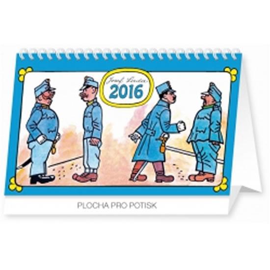 Kniha: Kalendář stolní 2016 - Josef Lada - Švejk,  23,1 x 14,5 cmautor neuvedený