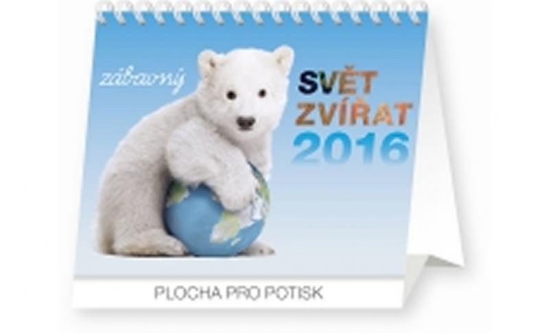 Kniha: Kalendář stolní 2016 - Zábavný svět zvířatautor neuvedený