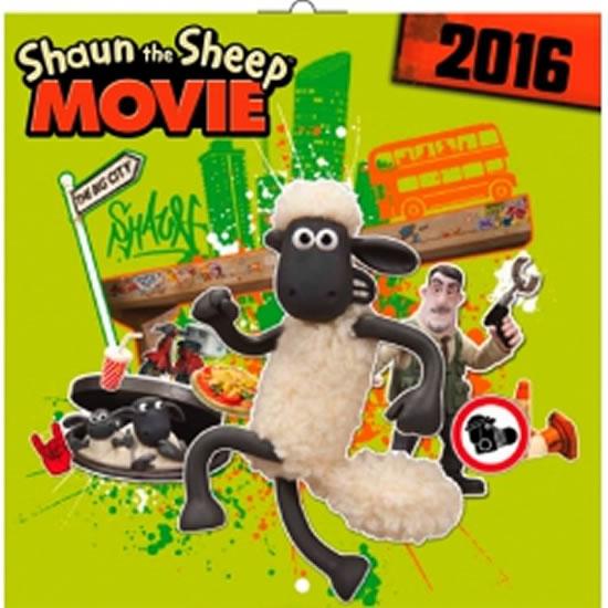 Kniha: Kalendář nástěnný 2016 - Ovečka Shaun ve filmu, poznámkový 30 x 30 cmautor neuvedený