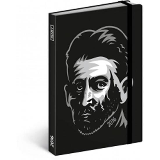 Kniha: Diář 2016 - Franz Kafka,  10,5 x 15,8 cmautor neuvedený