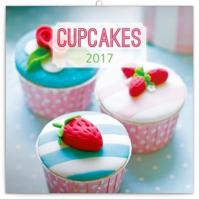 Kalendář poznámkový 2017 - Cupcakes