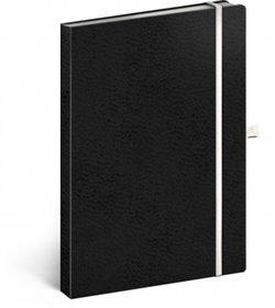 Kniha: Notes - Vivella Classic černý/bílý, linkovaný, 15 x 21 cmautor neuvedený