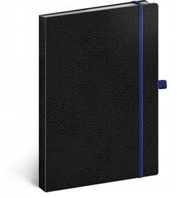 Kniha: Notes - Vivella Classic černý/modrý, linkovaný, 15 x 21 cmautor neuvedený