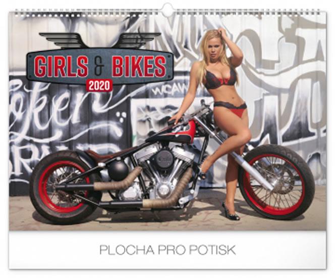 Kniha: Kalendář nástěnný 2020 - Girls - Bikes – Jim Gianatsis, 48 × 33 cmautor neuvedený