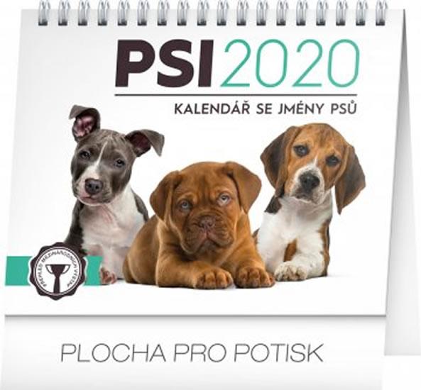 Kniha: Kalendář stolní 2020 - Psi – se jmény psů, 16,5 × 13 cm, 16,5 × 13 cmautor neuvedený