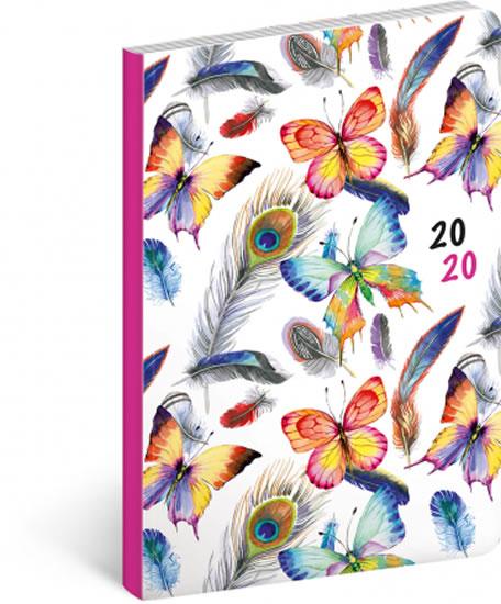 Kniha: Diář 2020 - Peříčka - ultralehký, 11 × 17 cmautor neuvedený
