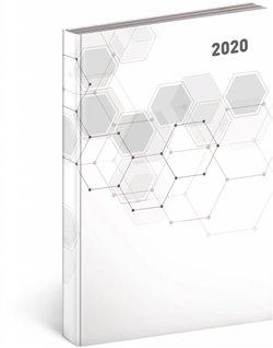 Kniha: Denní diář Cambio Classic 2020, bílý, 15 × 21 cmautor neuvedený