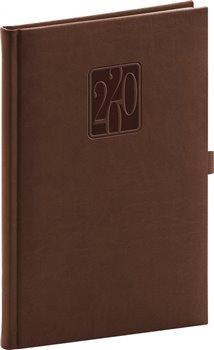 Kniha: Týdenní diář Vivella Classic 2020, hnědý, 15 × 21 cmautor neuvedený