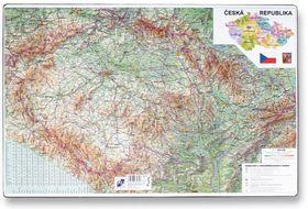 Kniha: Podložka na stůl 40x60cm, mapa České republikzautor neuvedený
